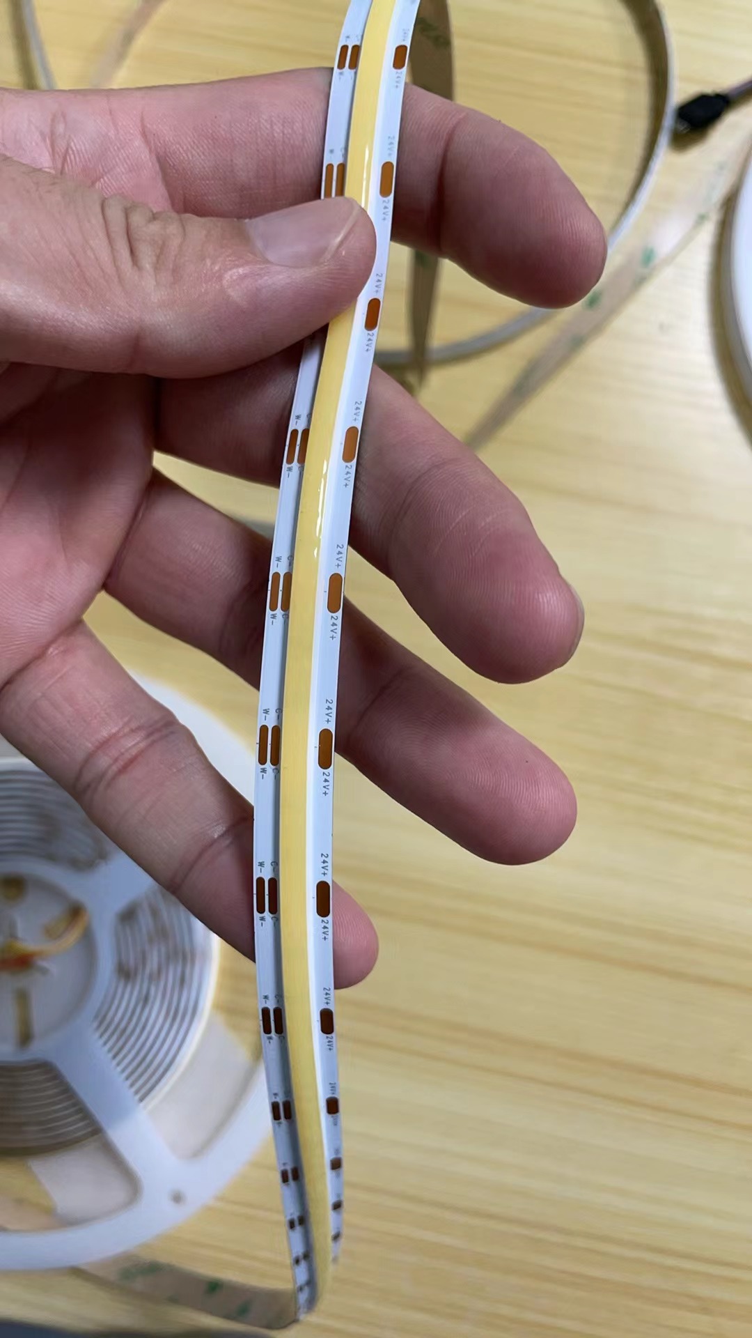 10mm CCT Tunable White COB LED Strip 3