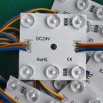 24V RGB LED Square Module with Lens for Stretch Ceiling Lighting Box 1