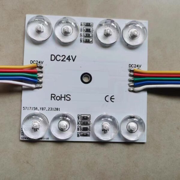 24V RGB LED Square Module with Lens for Stretch Ceiling Lighting Box (3)