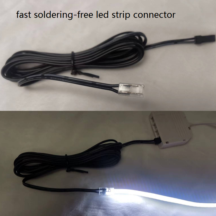 No Soldering LED Strip Fast Connector Soldering Free with DuPont or SM Female Terminal 1