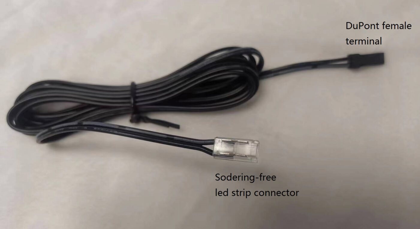 No Soldering LED Strip Fast Connector Soldering Free with DuPont or SM Female Terminal 2