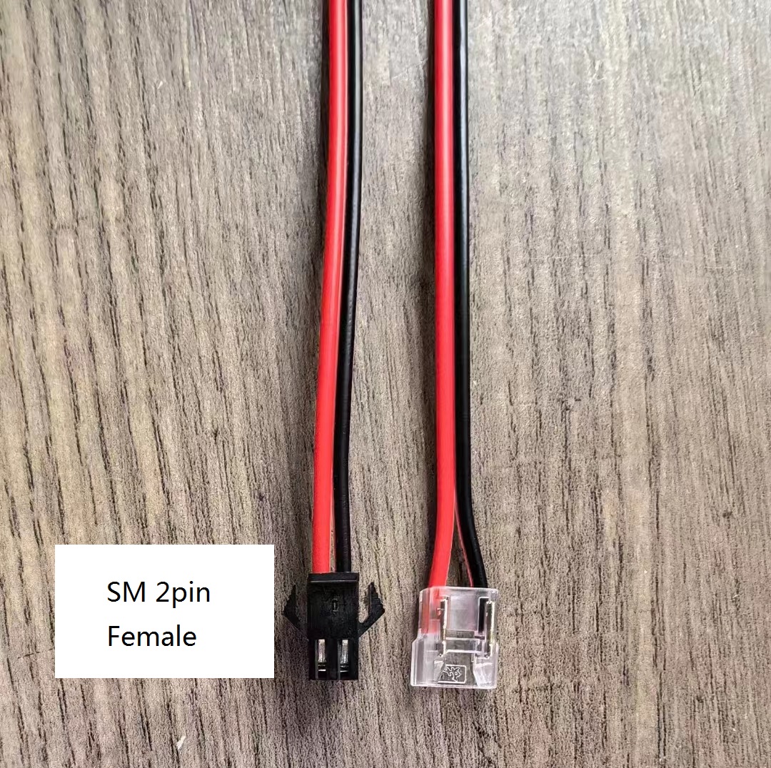 No Soldering LED Strip Fast Connector Soldering Free with DuPont or SM Female Terminal 7