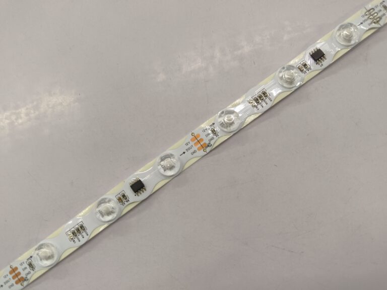 12v ws2811 sm16703p spi digital pixel rgbic led lens strip