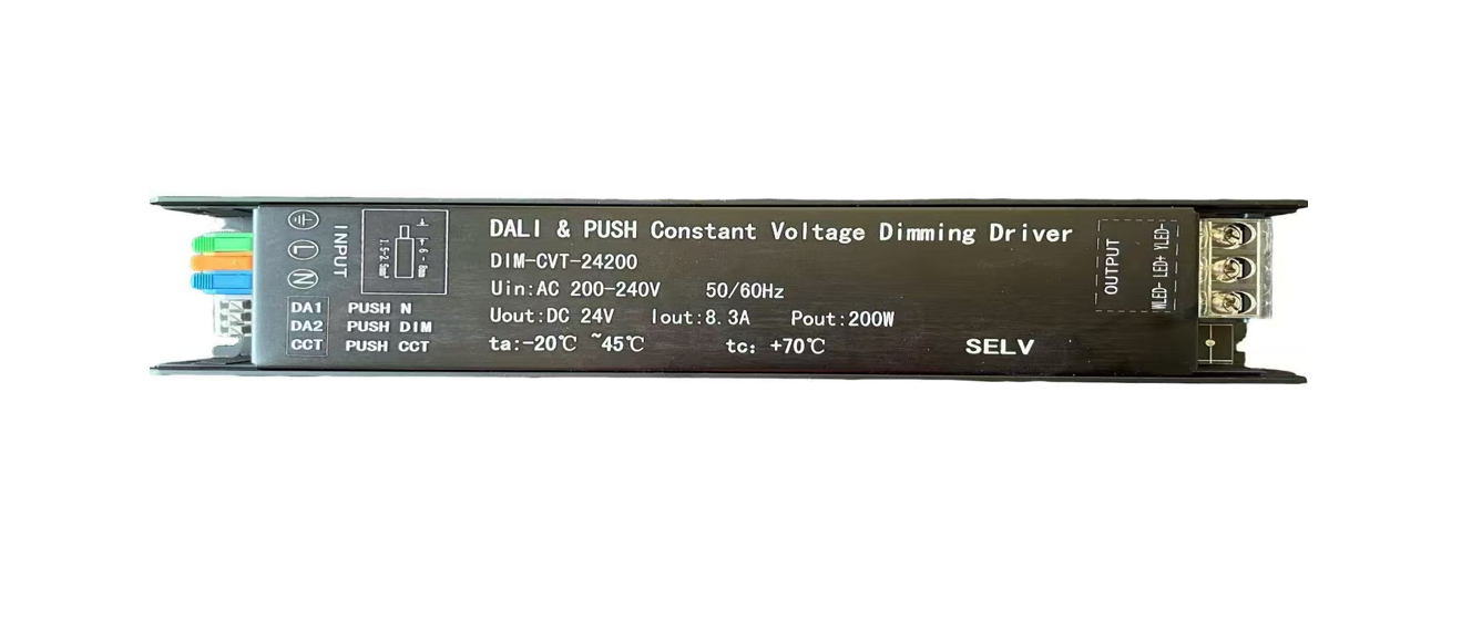 DALi push CCT led driver power supply 24V CV 200W